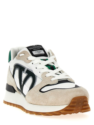 Multicolor Calfskin Athletic Sneakers