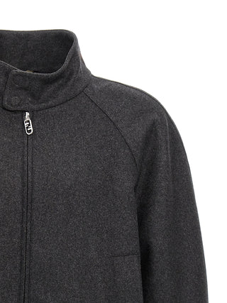Gray Cashmere Jacket