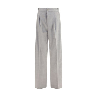 Gray Wool Oves Aries Casual Pants