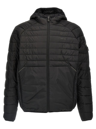 Black Polyester Shell Jacket