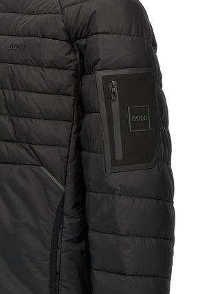 Black Polyester Shell Jacket