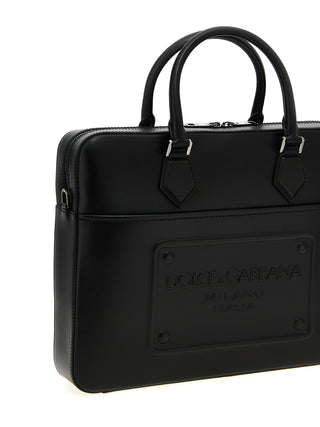 Black Lamb Leather Tote Bag