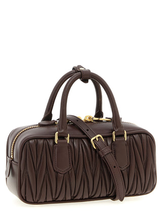 Brown Lamb Leather Handbag