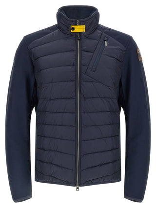 Blue Polyamide Full-Length Jacket