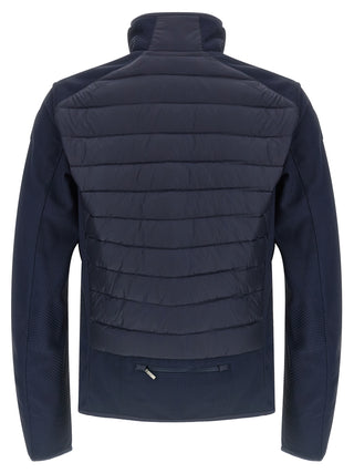 Blue Polyamide Full-Length Jacket