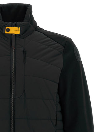 Black Polyamide Full-Length Jacket