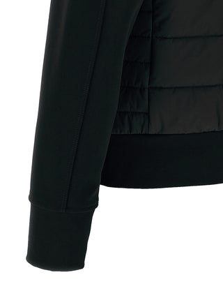 Black Polyamide Full-Length Jacket
