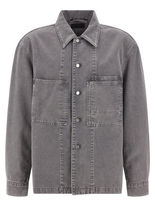 Gray Cotton Blouse