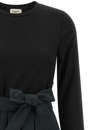 Black Viscose Long Dress