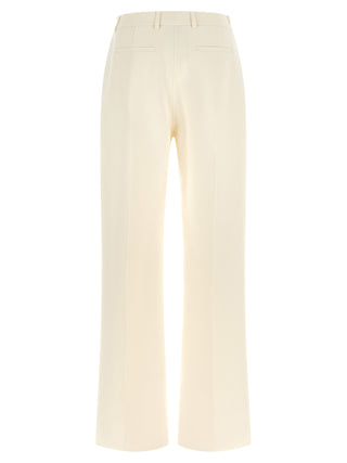White Virgin Wool Dress Pants