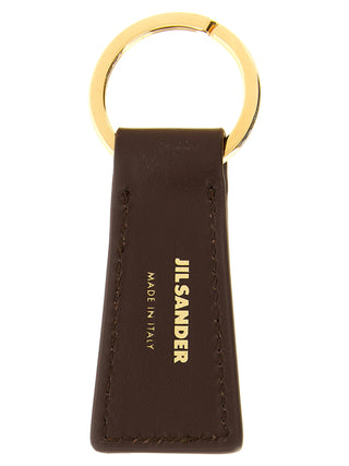 Brown Calfskin Keychain