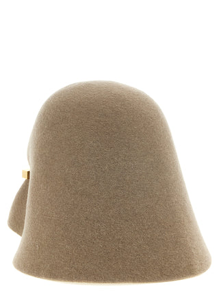 Beige Merino Wool Hat