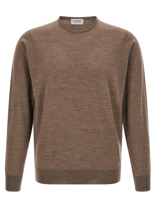 Beige Merino Wool Cardigan