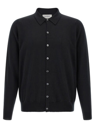 Black Merino Wool Blouse