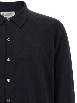 Black Merino Wool Blouse