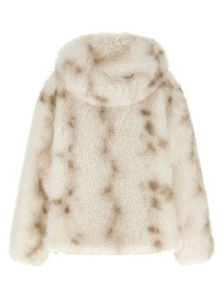 Beige Polyester Bomber