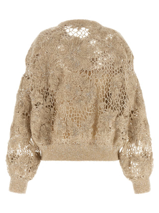 Beige Wool Cardigan