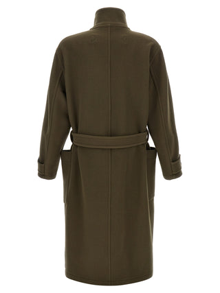 Bicolor Wool Coat