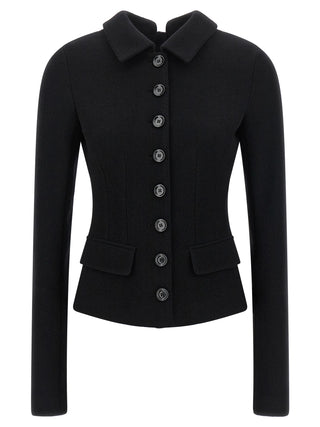 Black Virgin Wool Blazer