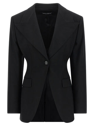 Black Virgin Wool Blazer