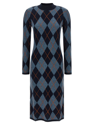 Orange Viscose Casual Dress