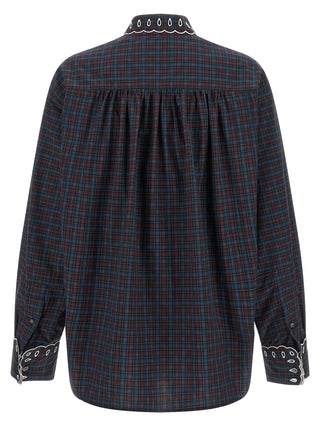 Blue Cotton Blouse