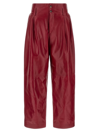 Red Leather Pants