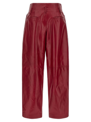 Red Leather Pants