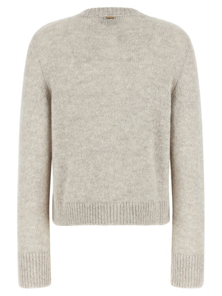 Gray Polyamide Cardigan