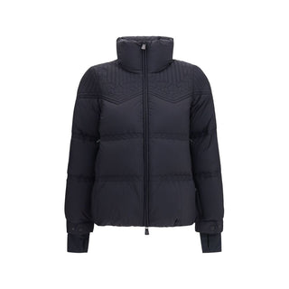 Black Polyamide Full-Length Jacket