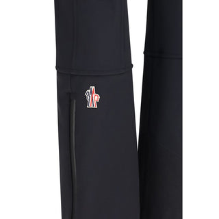 Black Polyester Athletic Pants
