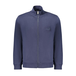 Blue Cotton Men's Sweatshirt