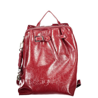 Red Poliuretano Women's Backpack