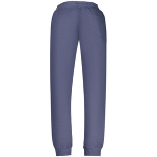 Blue Cotton Men's Trouser