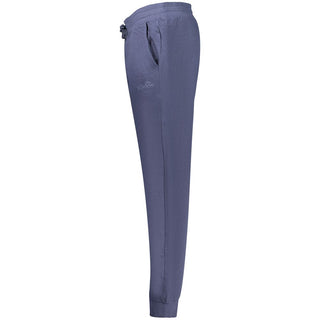 Blue Cotton Men's Trouser