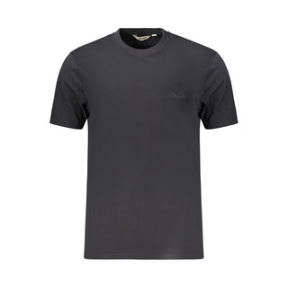 Black Cotton Men's T-Shirt
