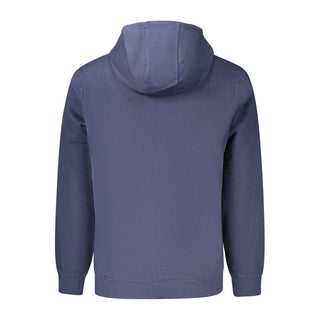 Blue Cotton Men's Sweatshirt