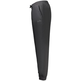 Black Cotton Men's Trouser