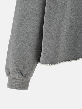 Gray Cotton Sweatshirt