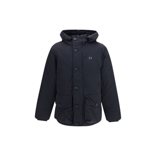 Black Recycled Polyamide Parka