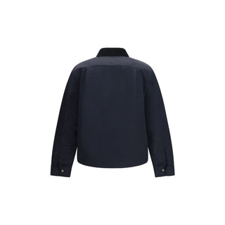 Blue Recycled Polyamide Full-Length Jacket