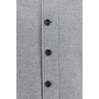 Gray Goose Down Full-Length Jacket