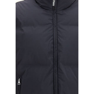 Black Polyamide Full-Length Jacket