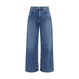 Blue Cotton Jeans Denim