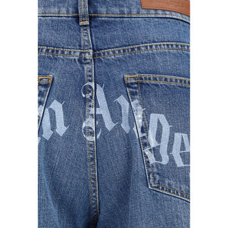 Blue Cotton Jeans Denim