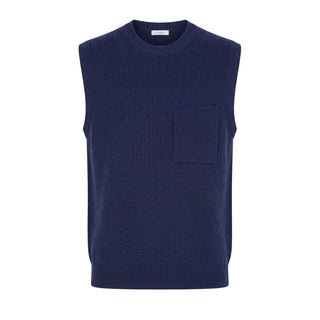 Blue Wool Men's Sweater
