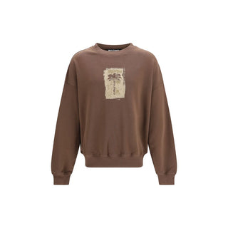 Brown Cotton Sweatshirt