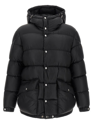 Black Polyamide Full-Length Jacket