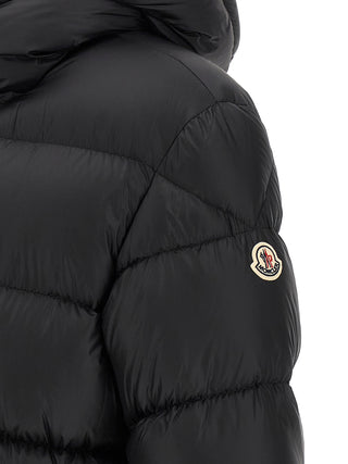 Black Polyamide Full-Length Jacket