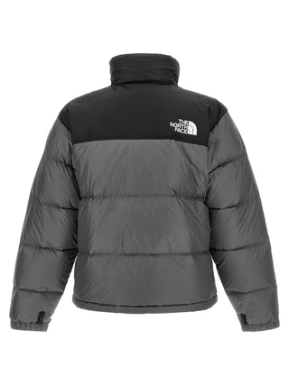 Gray Nylon Full-Length Jacket